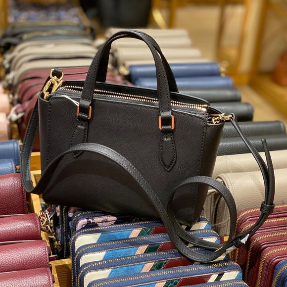 TB Emerson Mini Top Zip Satchel Black - Picture 6 of 7